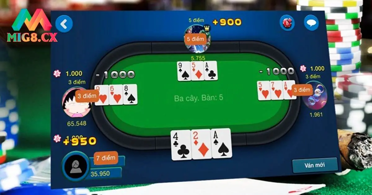 Đôi nét về game bài 3 cây MIG8